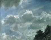 John Constable Study of Clouds at Hampstead oil painting artist